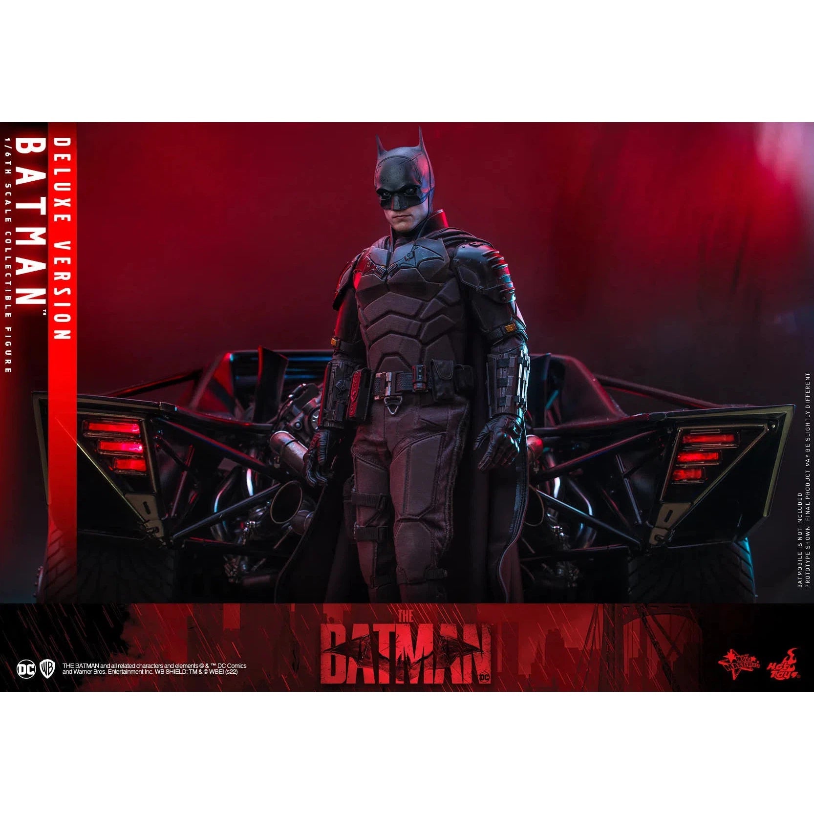Batman Deluxe: The Batman: DC Comics: MMS639 by Hot Toys – Action Figure, [scale], UK stockist Planet Action Figures