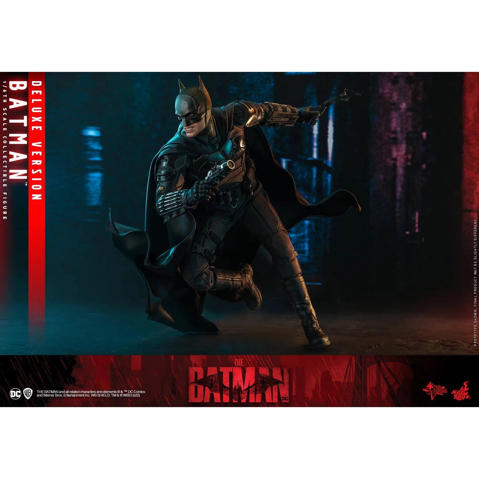 Batman Deluxe: The Batman: DC Comics: MMS639 by Hot Toys – Action Figure, [scale], UK stockist Planet Action Figures