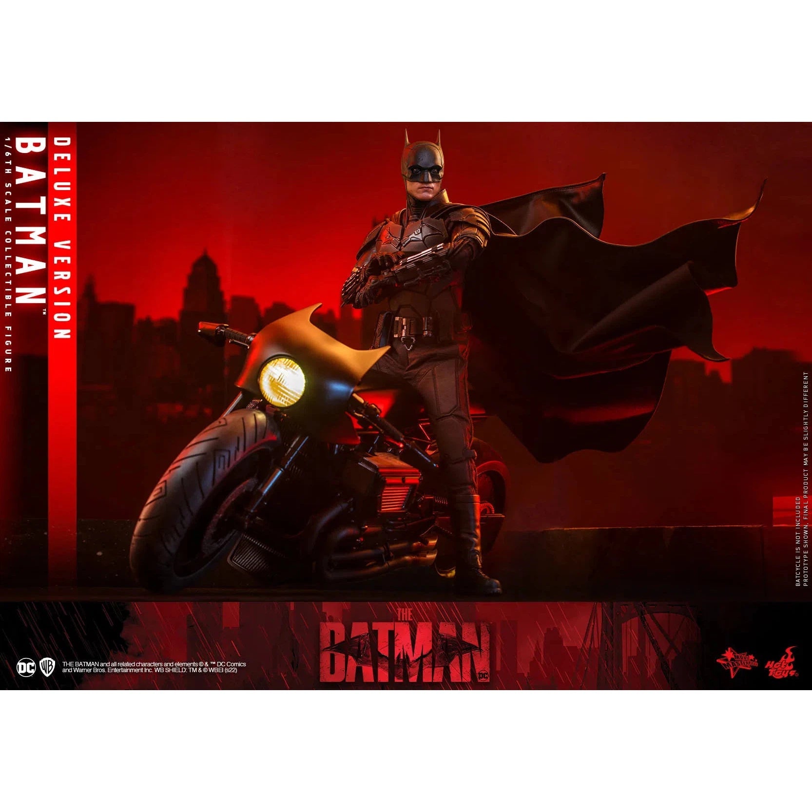 Batman Deluxe: The Batman: DC Comics: MMS639 by Hot Toys – Action Figure, [scale], UK stockist Planet Action Figures
