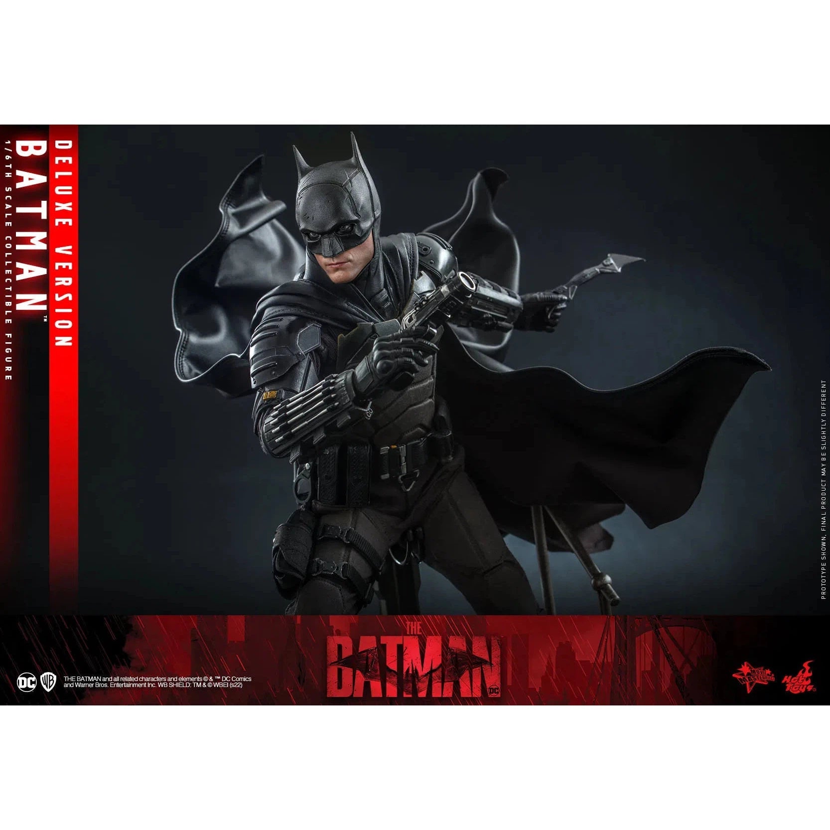 Batman Deluxe: The Batman: DC Comics: MMS639 by Hot Toys – Action Figure, [scale], UK stockist Planet Action Figures