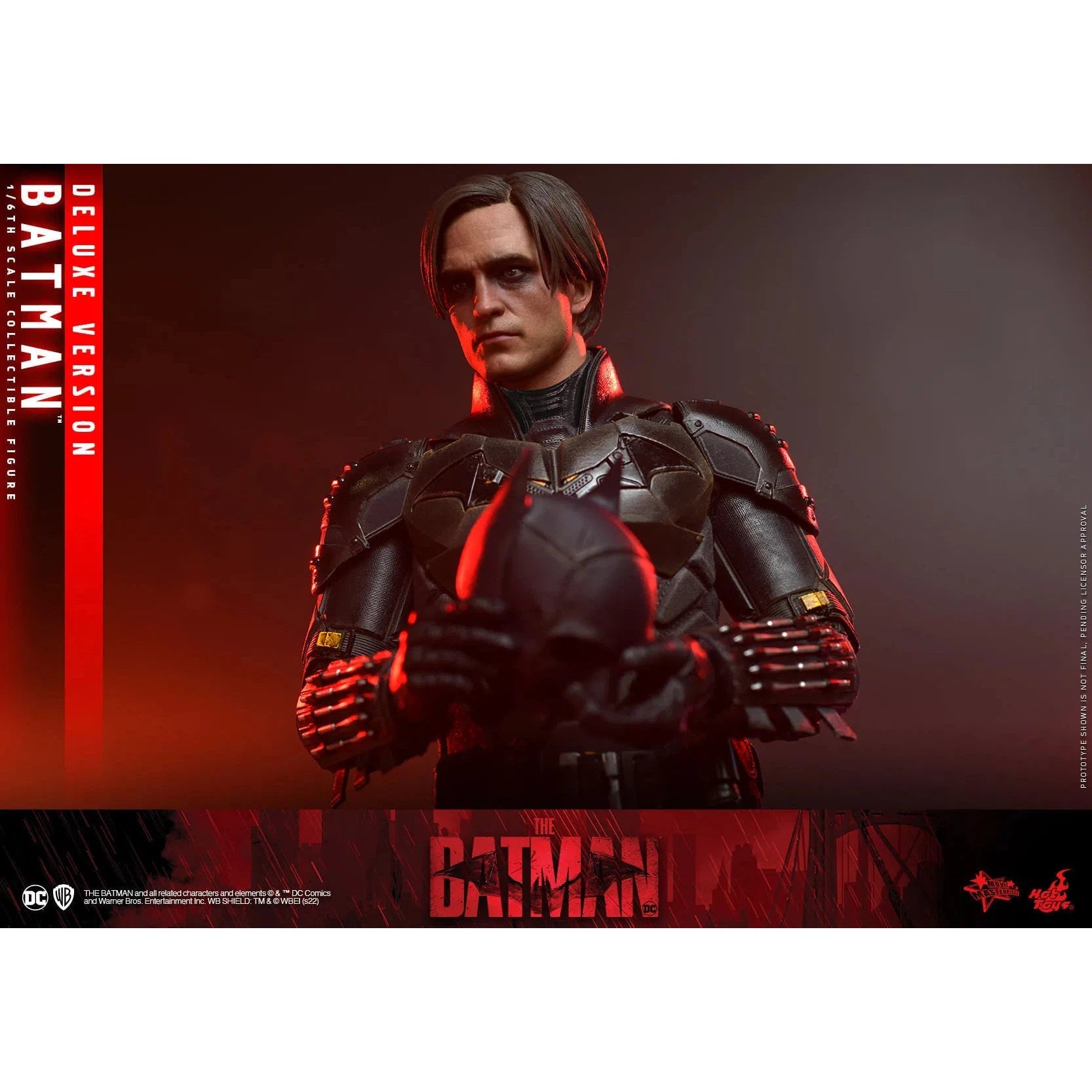 Batman Deluxe: The Batman: DC Comics: MMS639 by Hot Toys – Action Figure, [scale], UK stockist Planet Action Figures