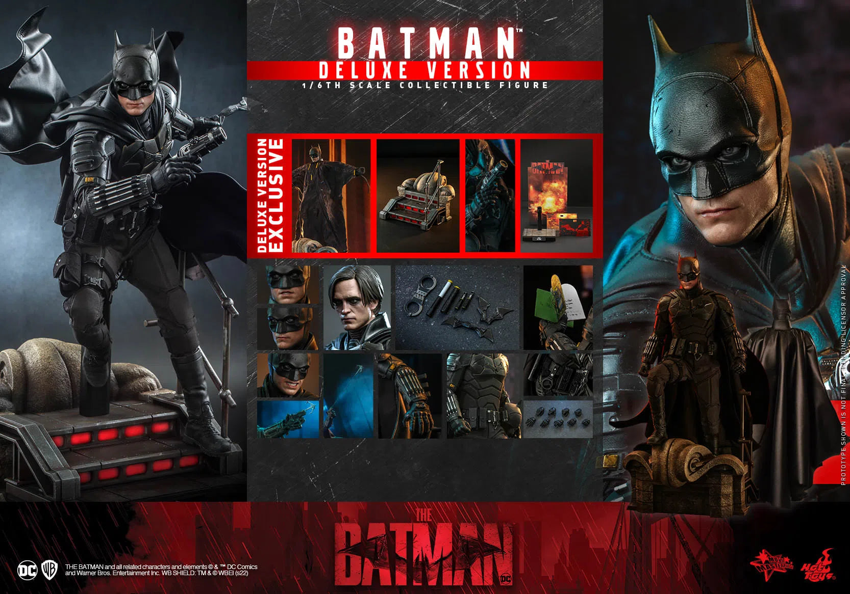 Batman Deluxe: The Batman: DC Comics: MMS639 Hot Toys
