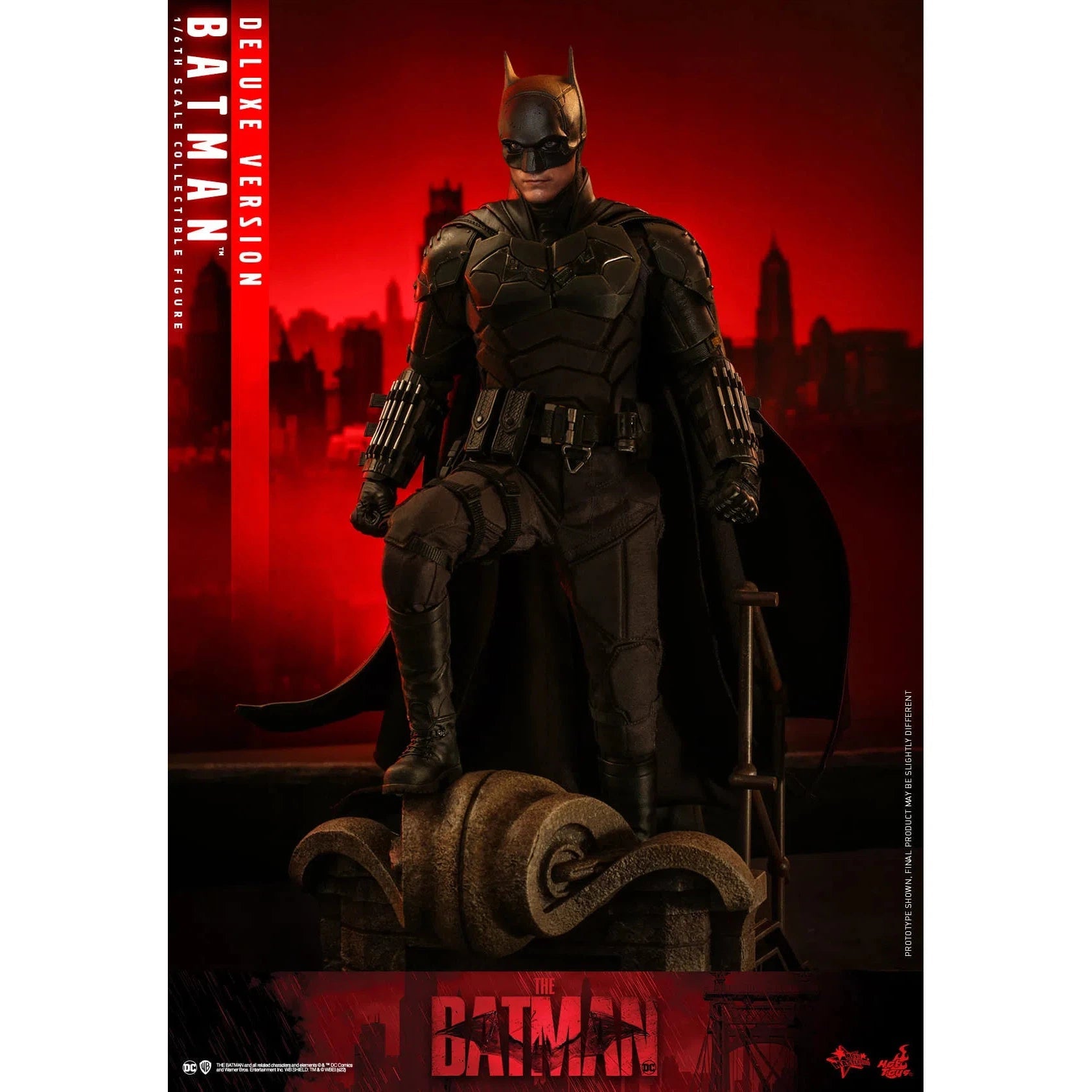 Batman Deluxe: The Batman: DC Comics: MMS639 by Hot Toys – Action Figure, [scale], UK stockist Planet Action Figures