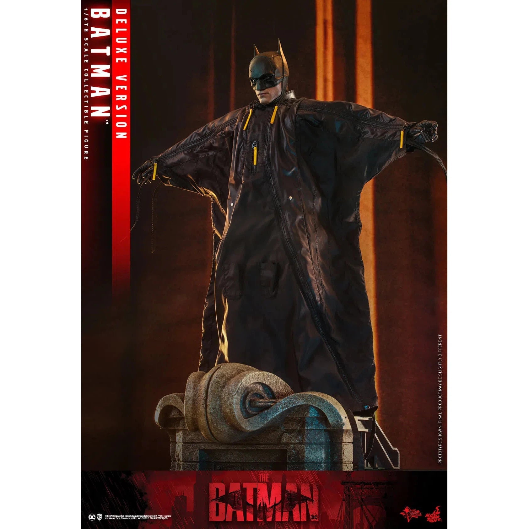 Batman Deluxe: The Batman: DC Comics: MMS639 by Hot Toys – Action Figure, [scale], UK stockist Planet Action Figures
