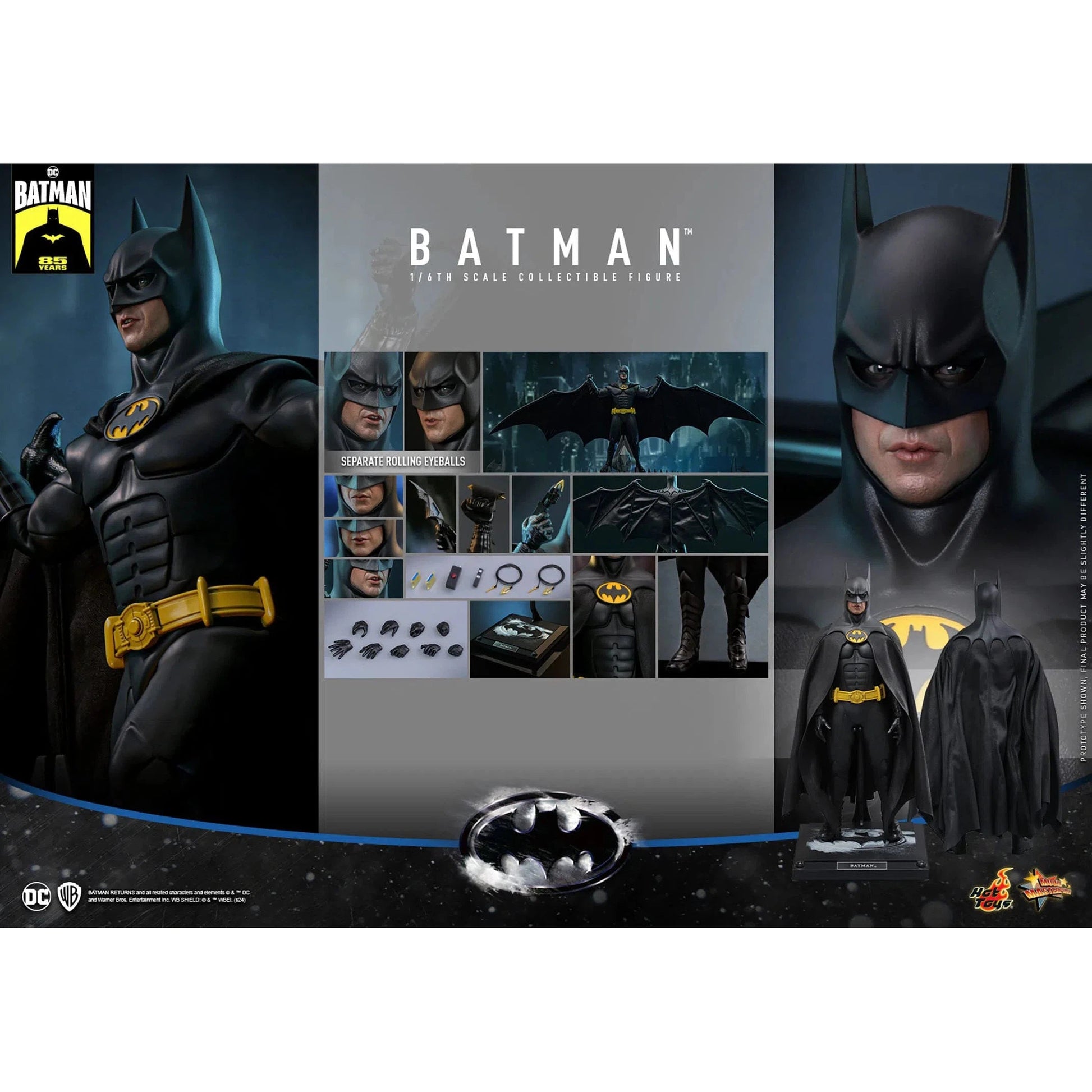 Batman Returns: Batman: Hot Toys: MMS769 by Hot Toys – Action Figure, [scale], UK stockist Planet Action Figures