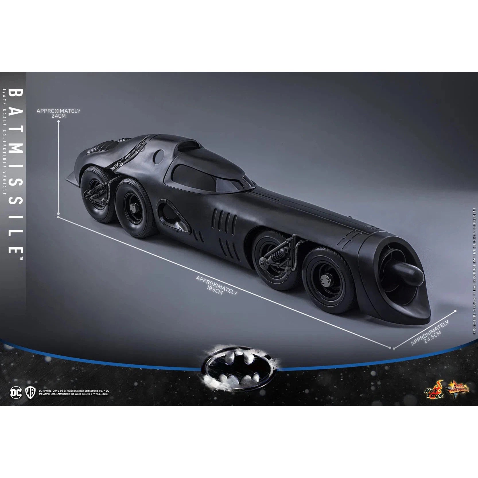 Batman Returns: Batmissile: MMS780: 1/6th Scale Collectible Vehicle: Hot Toys Hot Toys