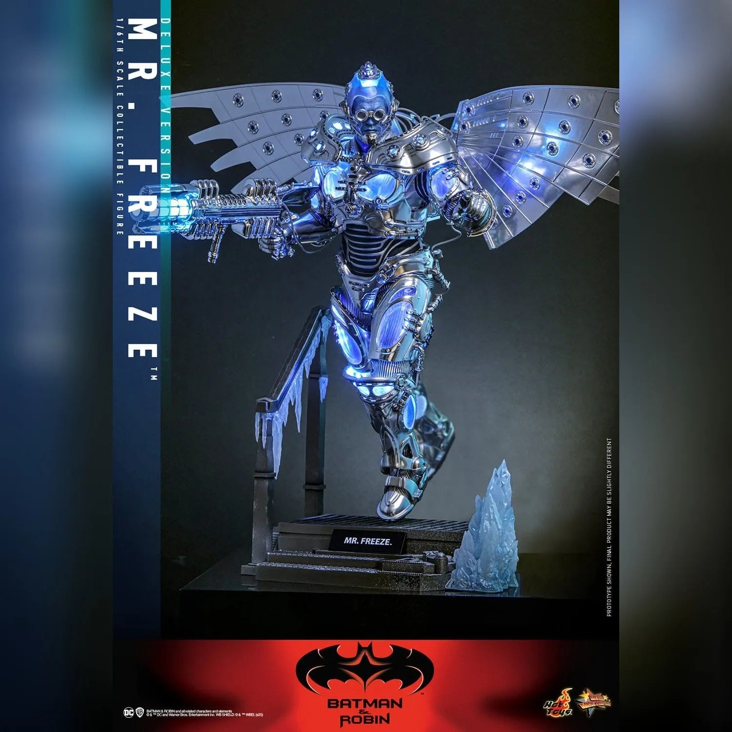 Batman & Robin: Mr. Freeze: Deluxe Version: 1/6th - Hot Toys Action Figures