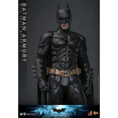 Batman: The Dark Knight: Armory With Bruce Wayne & Batman: 2.0 - Hot Toys Action Figure