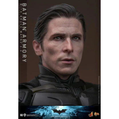 Batman: The Dark Knight: Armory With Bruce Wayne & Batman: 2.0 - Hot Toys Action Figure
