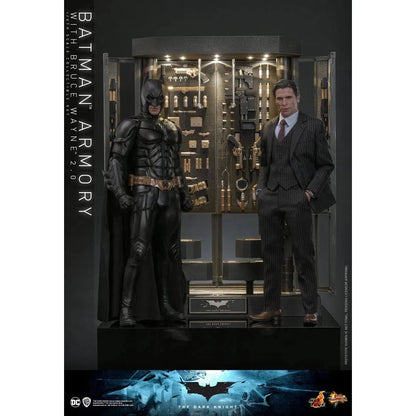 Batman: The Dark Knight: Armory With Bruce Wayne & Batman: 2.0 - Hot Toys Action Figure