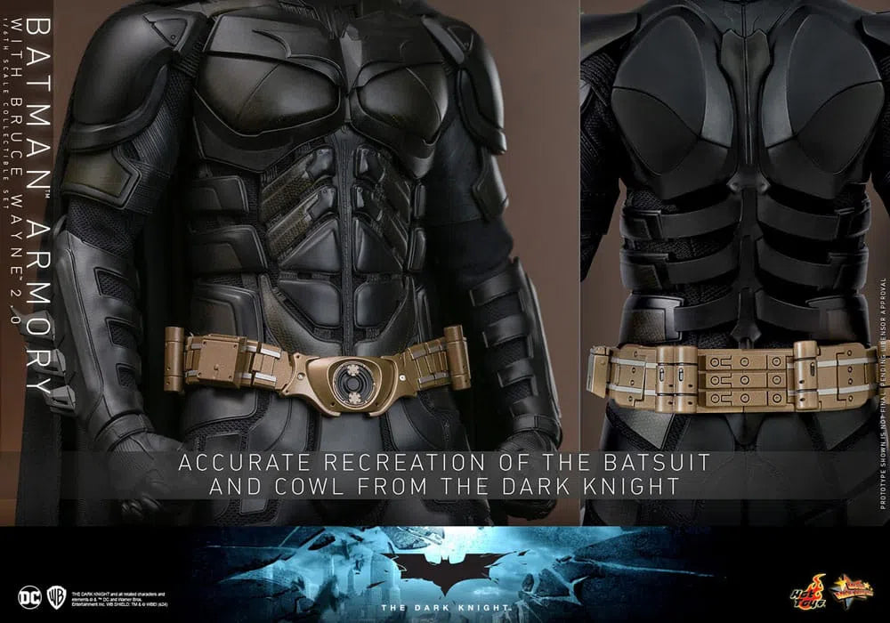 Batman: The Dark Knight: Armory With Bruce Wayne & Batman: 2.0: Hot Toys Hot Toys