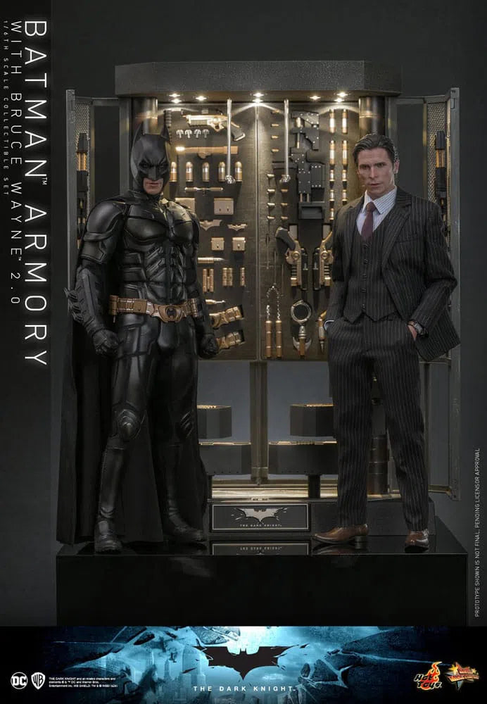 Batman: The Dark Knight: Armory With Bruce Wayne & Batman: 2.0: Hot Toys Hot Toys