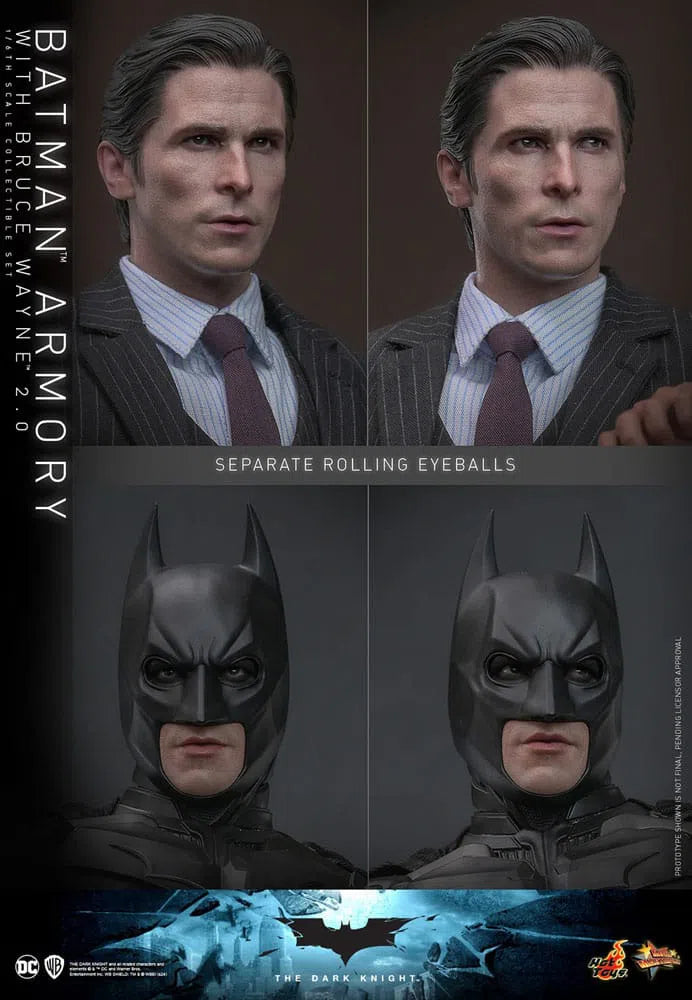 Batman: The Dark Knight: Armory With Bruce Wayne & Batman: 2.0: Hot Toys Hot Toys