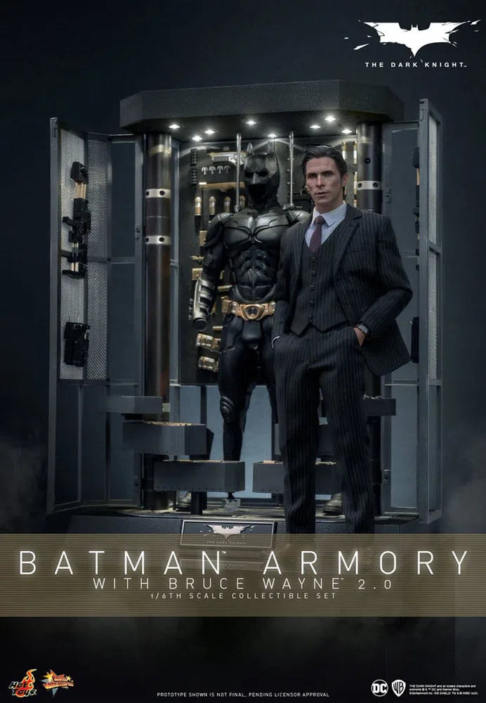 Batman: The Dark Knight: Armory With Bruce Wayne & Batman: 2.0: Hot Toys Hot Toys