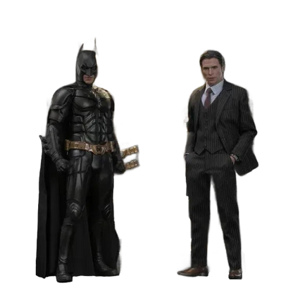 Batman: The Dark Knight: Armory With Bruce Wayne & Batman: 2.0 - Hot Toys Action Figures