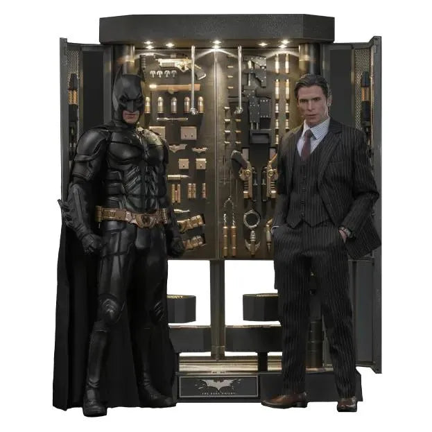 Batman: The Dark Knight: Armory With Bruce Wayne & Batman: 2.0 - Hot Toys Action Figure