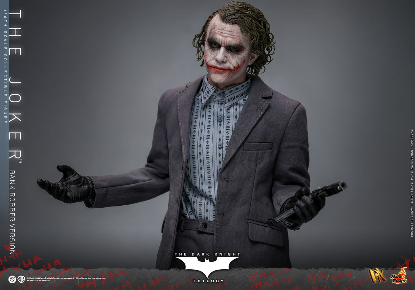 Batman: The Dark Knight: The Joker (Bank Robber Version) DX: 1/6th - Hot Toys Action Figures