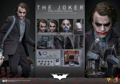 Batman: The Dark Knight: The Joker (Bank Robber Version) DX: 1/6th - Hot Toys Action Figures
