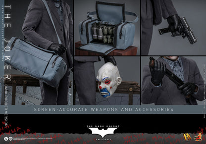 Batman: The Dark Knight: The Joker (Bank Robber Version) DX: 1/6th Scale Action Figure - Hot Toys Action Figure
