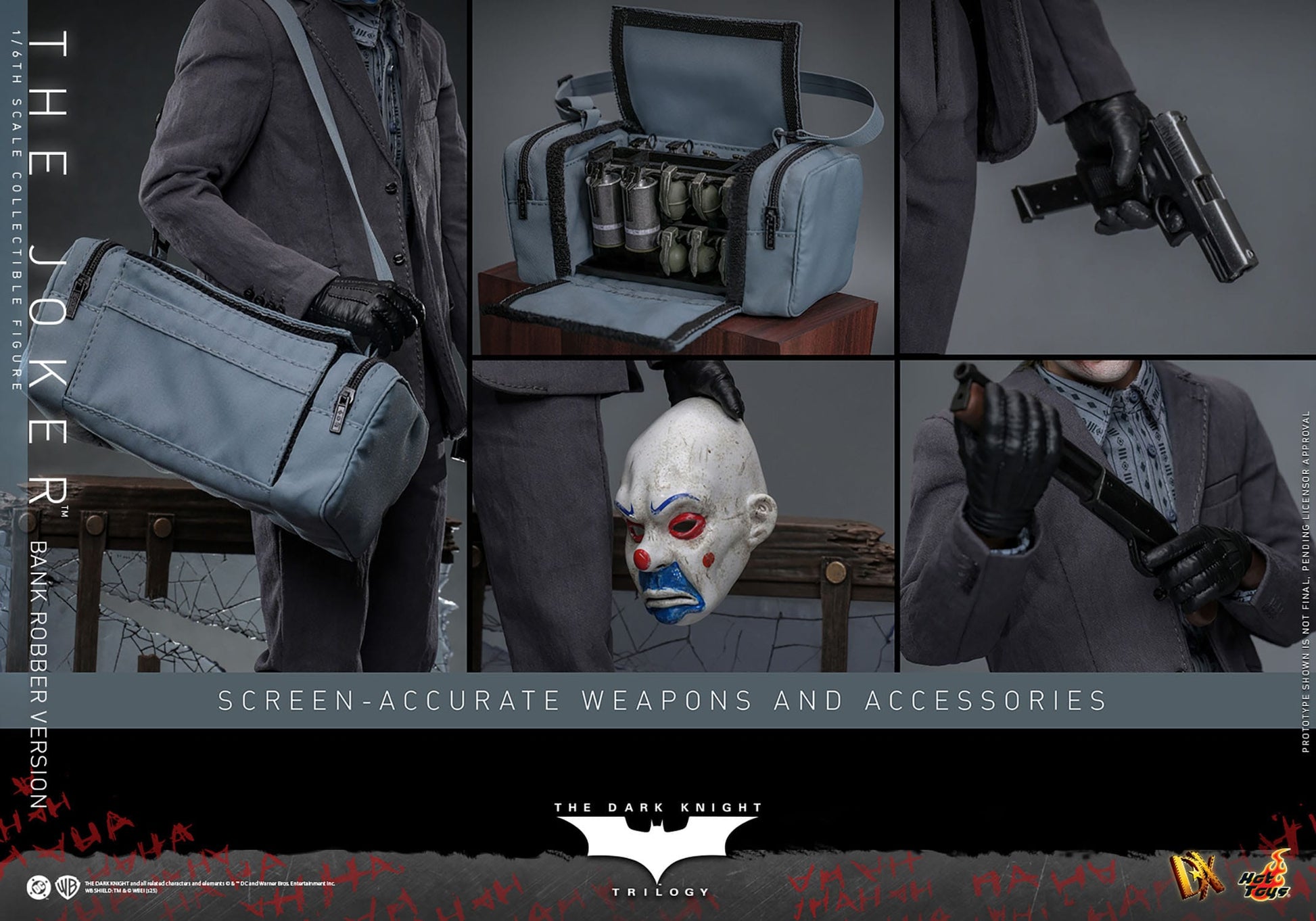Batman: The Dark Knight: The Joker (Bank Robber Version) DX: 1/6th Scale Action Figure: Hot Toys by Hot Toys – Action Figure, [scale], UK stockist Planet Action Figures