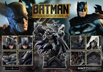 Batman Ultimate Premium Masterline Series Statue 1/4 Batman Rebirth Edition Black Deluxe Bonus Version 71 cm - Prime 1 Studio Statues