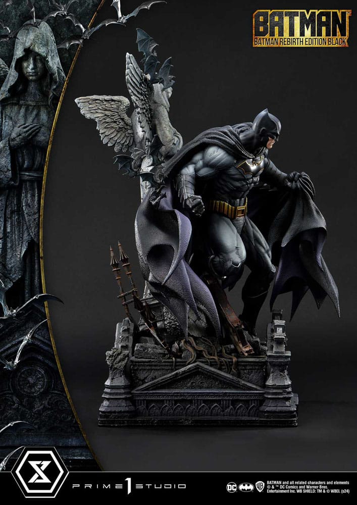 Batman Ultimate Premium Masterline Series Statue 1/4 Batman Rebirth Edition Black Deluxe Version 71 cm - Prime 1 Studio Statues