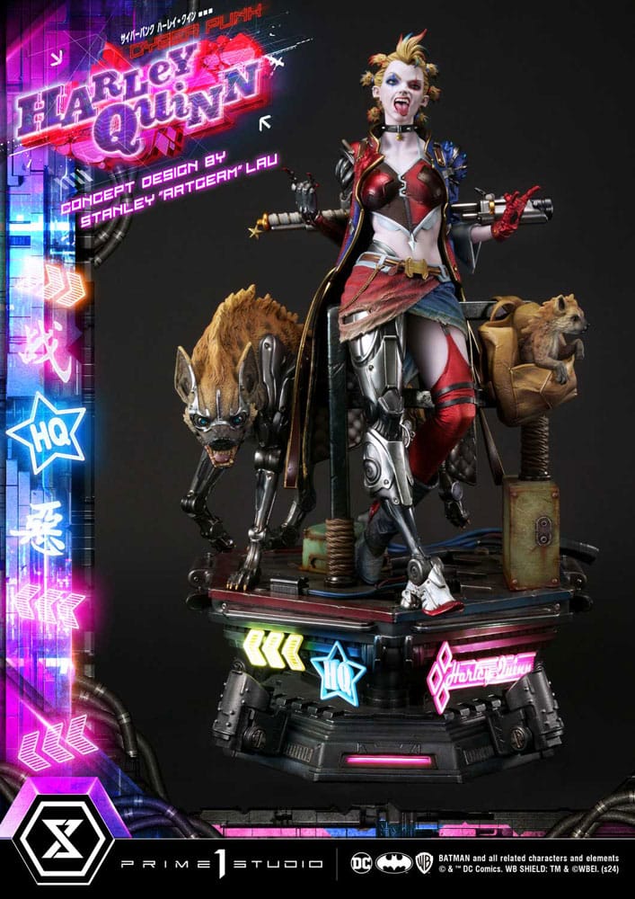 Batman Ultimate Premium Masterline Series Statue Cyberpunk Harley Quinn 60 cm - Prime 1 Studio Statues