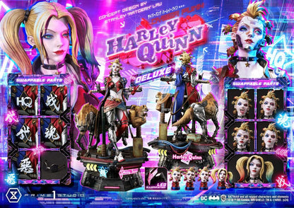 Batman Ultimate Premium Masterline Series Statue Cyberpunk Harley Quinn Deluxe Bonus Version 60 cm - Prime 1 Studio Statues