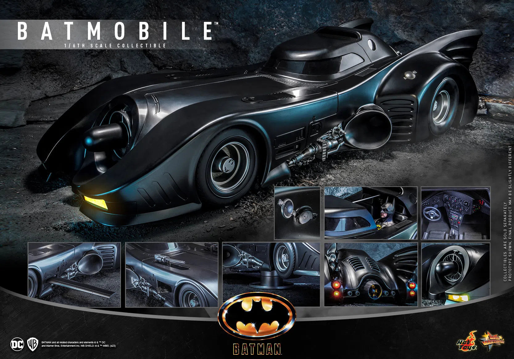 Batmobile: Batman 1989: MMS694 Hot Toys