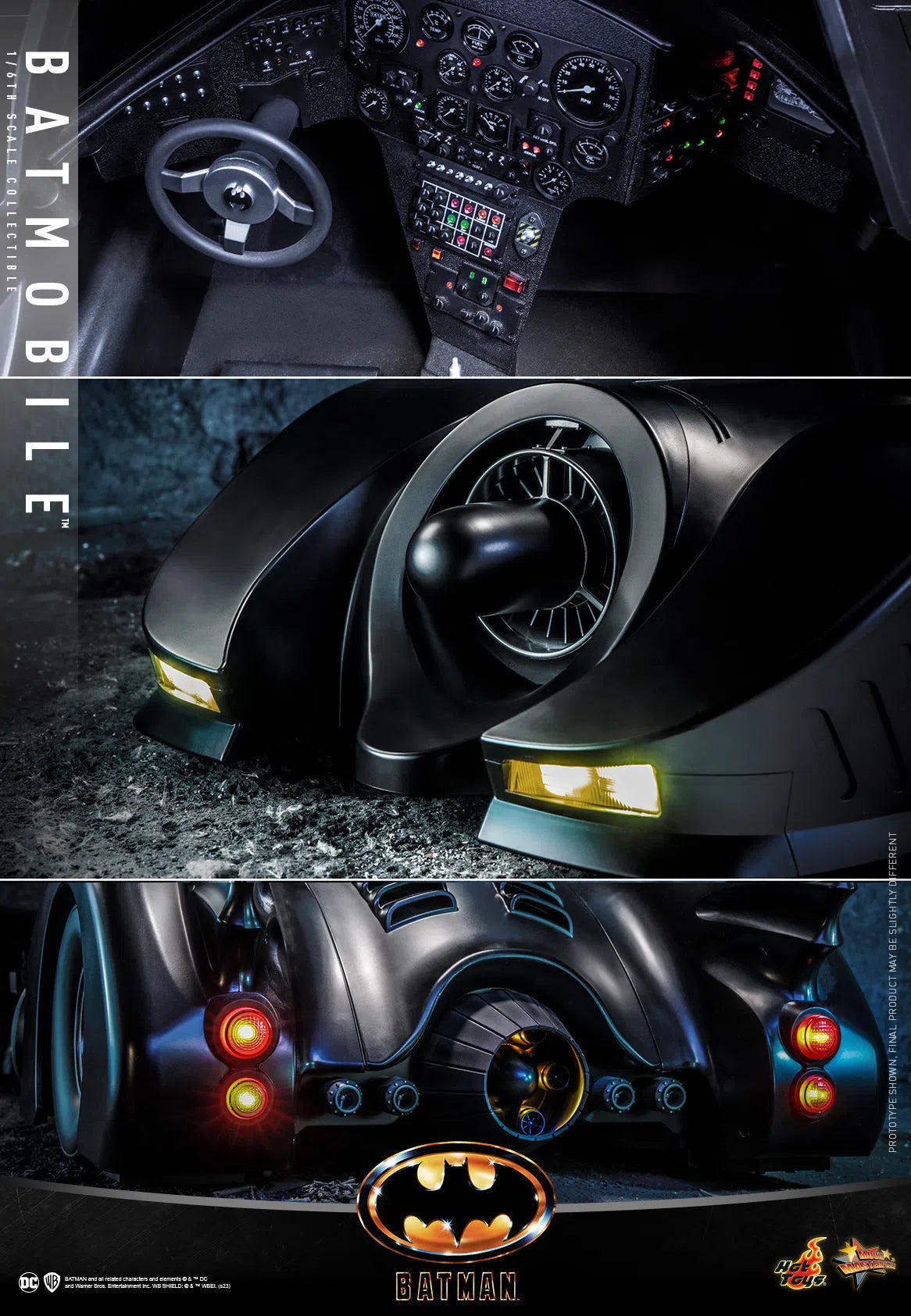 Batmobile: Batman 1989: MMS694 Hot Toys