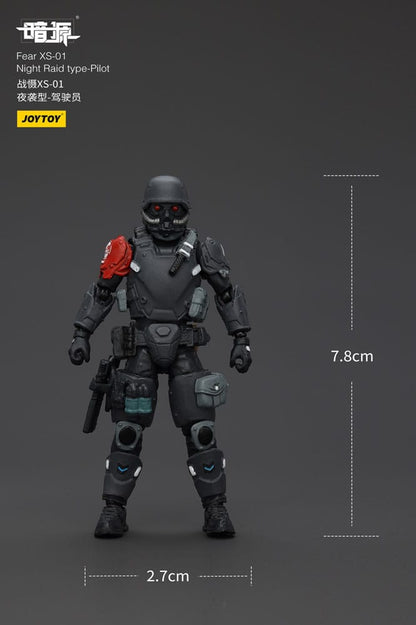 Battle For the Stars Action Figure Fear XS-01 Night Raid type-Pilot - Joy Toy Action Figure