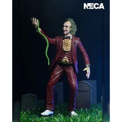 Beetlejuice (1988): Beetlejuice: Red Tuxedo: 7 Inch Action Figure - Neca Action Figure