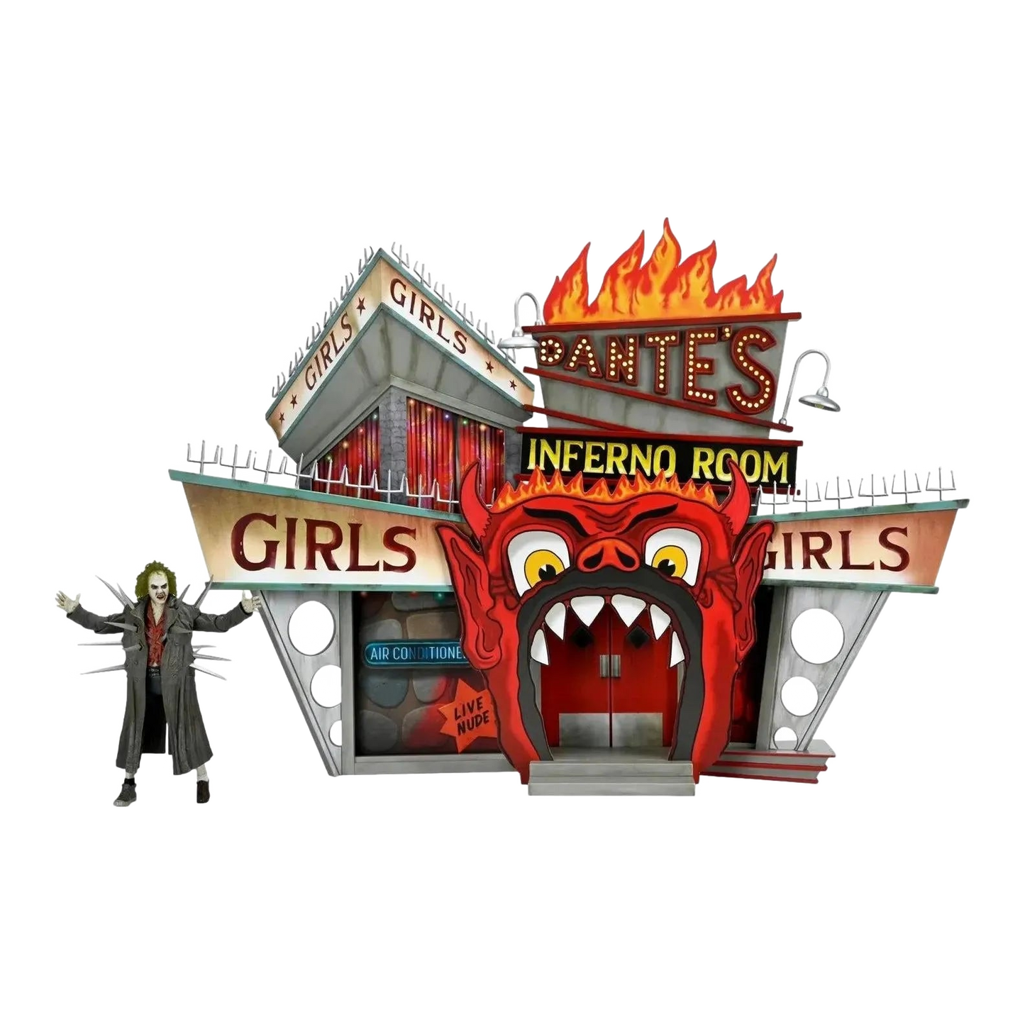 Beetlejuice (1988): Inferno Room Diorama Deluxe Set & Figure: 7" Action Figure Set: Neca - Neca Action Figures