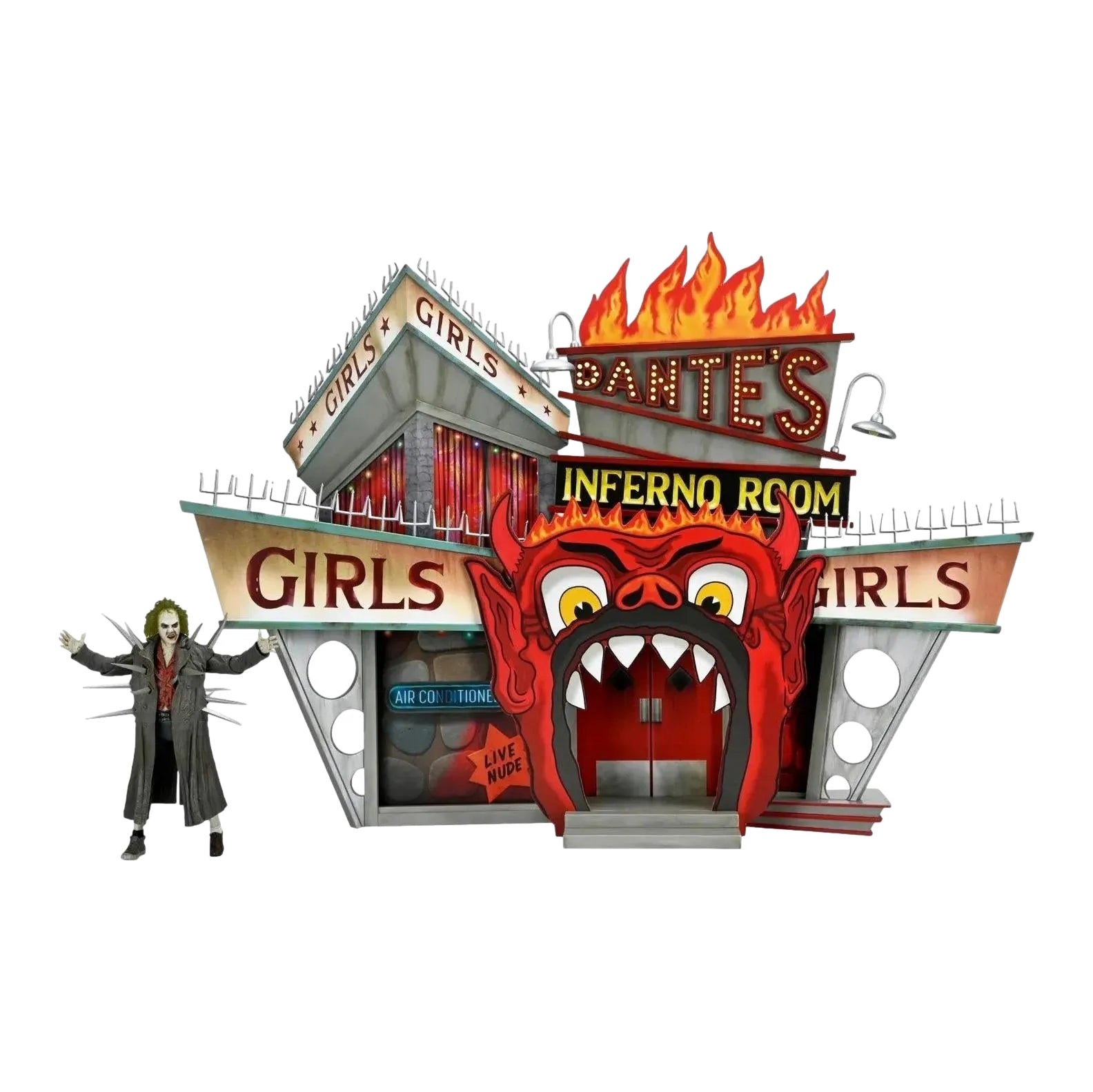 Beetlejuice (1988): Inferno Room Diorama Deluxe Set & Figure: 7" Action Figure Set: Neca - Neca Action Figures