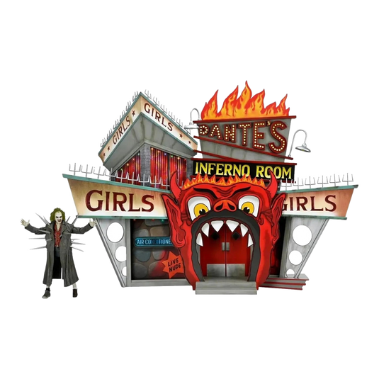 Beetlejuice (1988): Inferno Room Diorama Deluxe Set & Figure: 7" Action Figure Set: Neca - Neca Action Figures