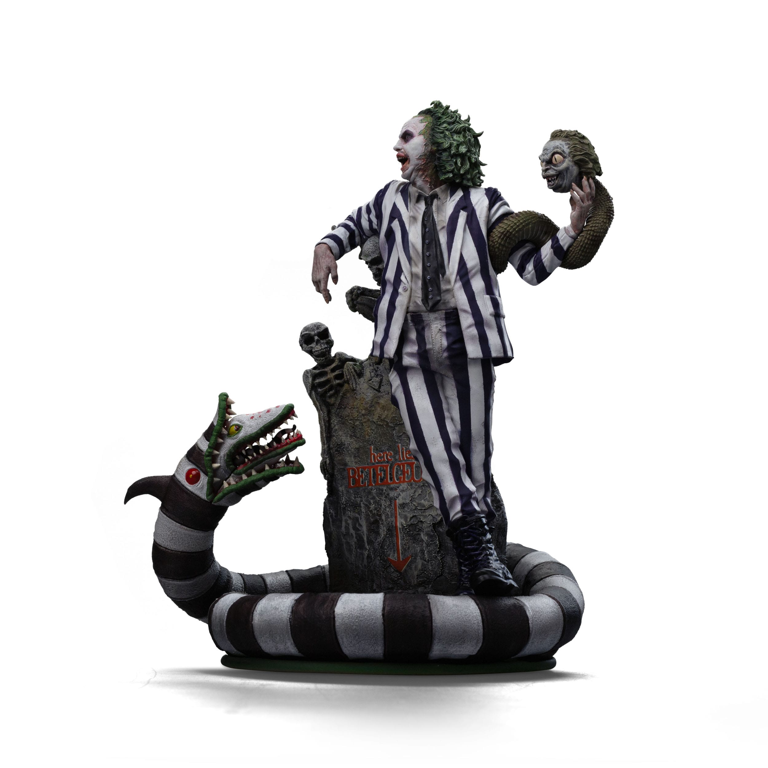 Beetlejuice Beetlejuice: (2024): Beetlejuice: 1/10 Deluxe Art Scale Limited Edition Statue Iron Studios