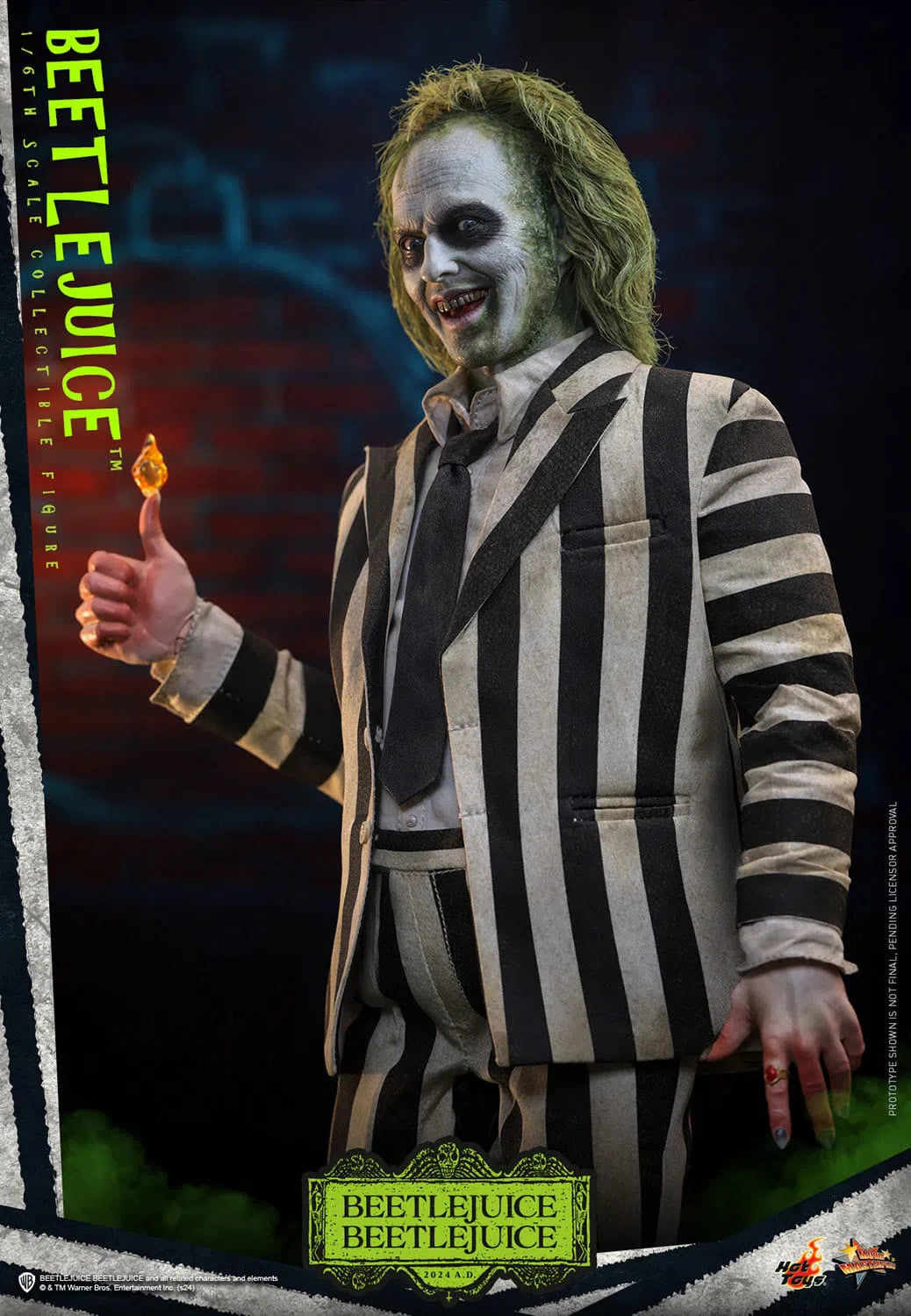 Beetlejuice Beetlejuice: Beetlejuice: Sixth Scale: Hot Toys: MMS767 Hot Toys