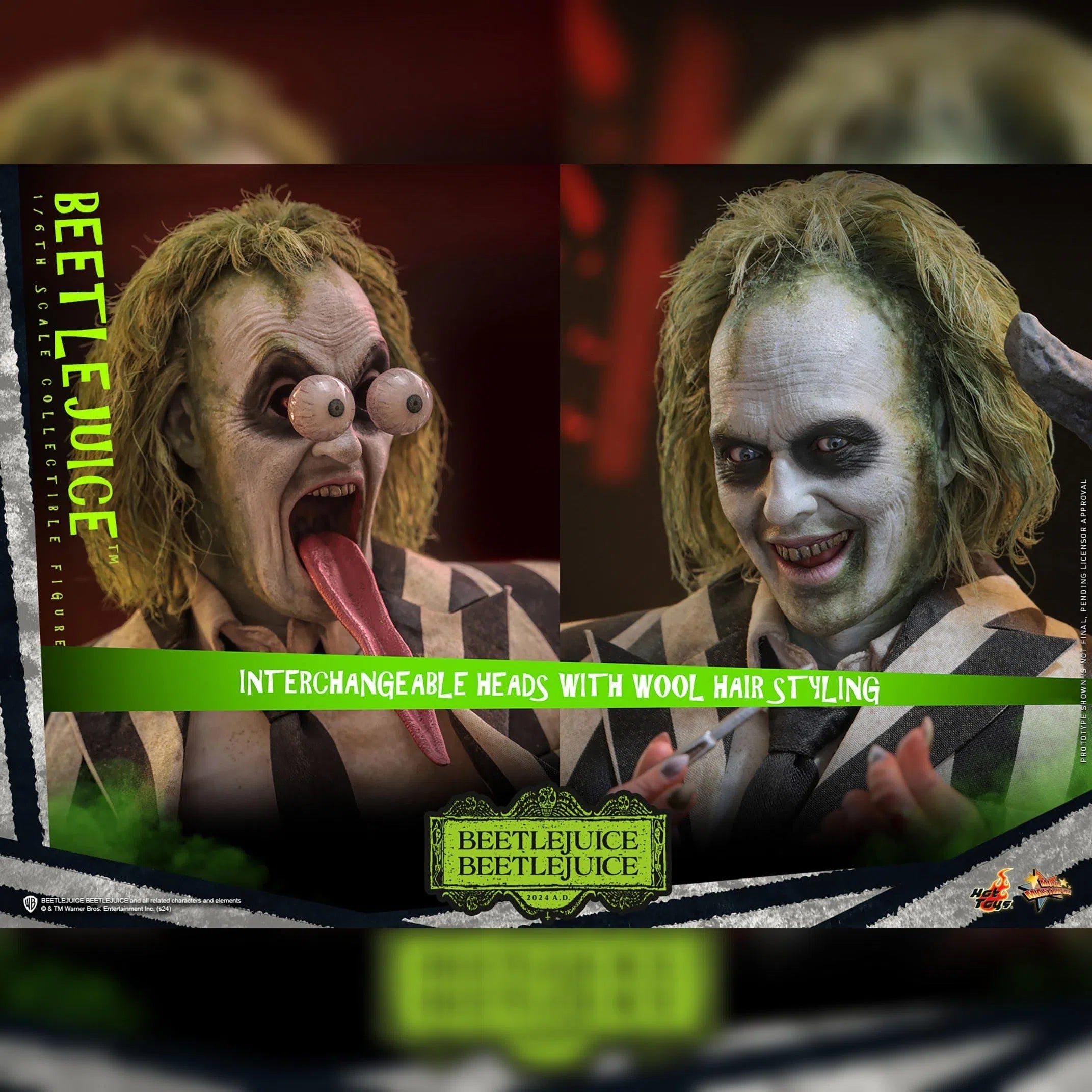 Beetlejuice Beetlejuice: Beetlejuice: Sixth Scale: Hot Toys: MMS767 Hot Toys