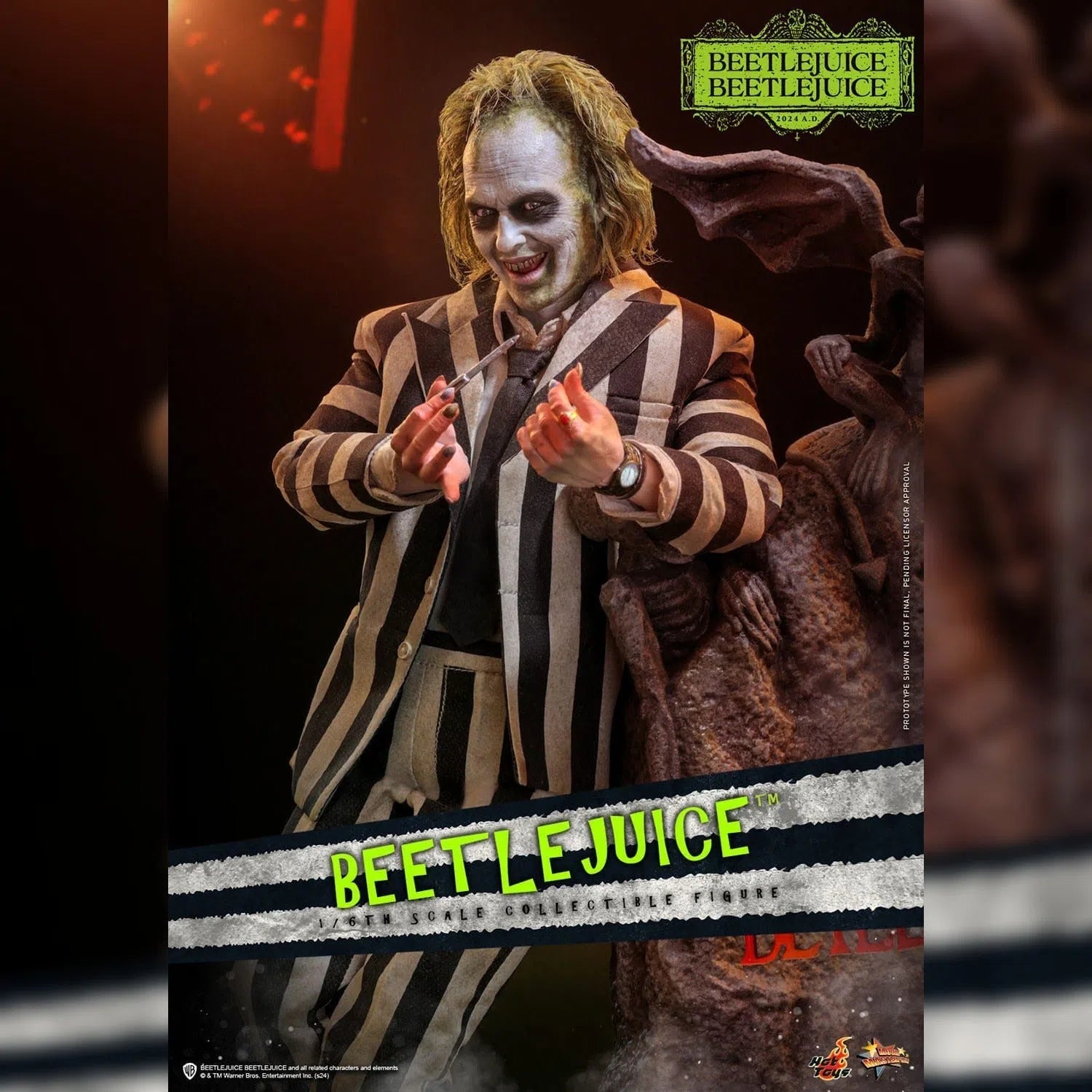 Beetlejuice Beetlejuice: Beetlejuice: Sixth Scale: Hot Toys: MMS767 Hot Toys