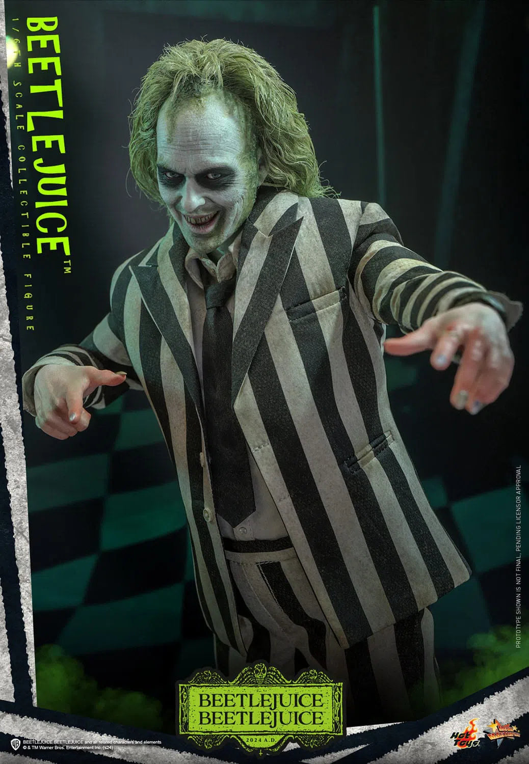Beetlejuice Beetlejuice: Beetlejuice: Sixth Scale: MMS767 - Hot Toys Action Figure