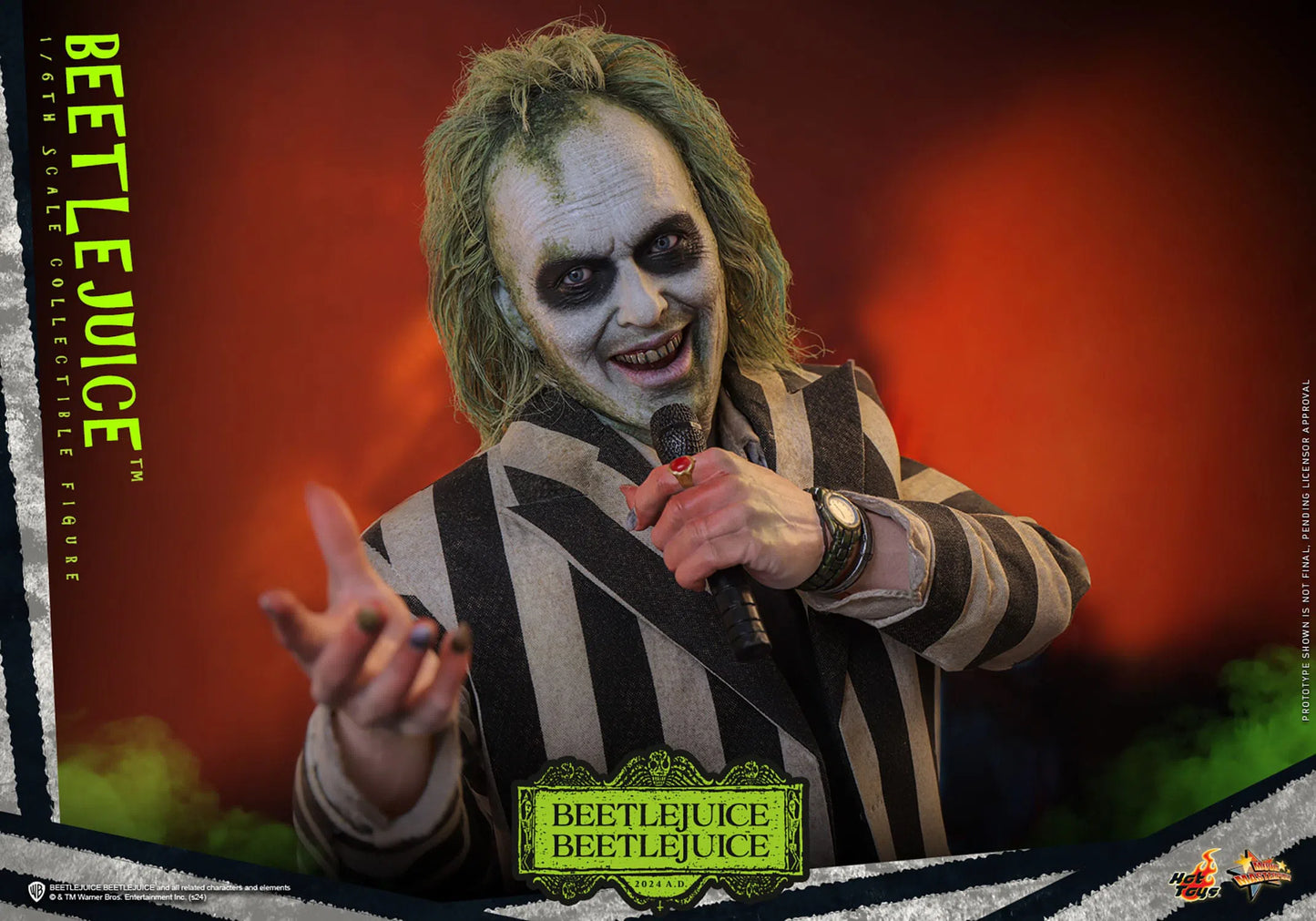 Beetlejuice Beetlejuice: Beetlejuice: Sixth Scale: MMS767 - Hot Toys Action Figure