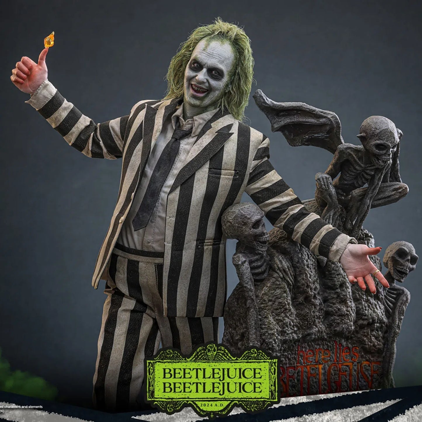 Beetlejuice Beetlejuice: Beetlejuice: Sixth Scale: MMS767 - Hot Toys Action Figure