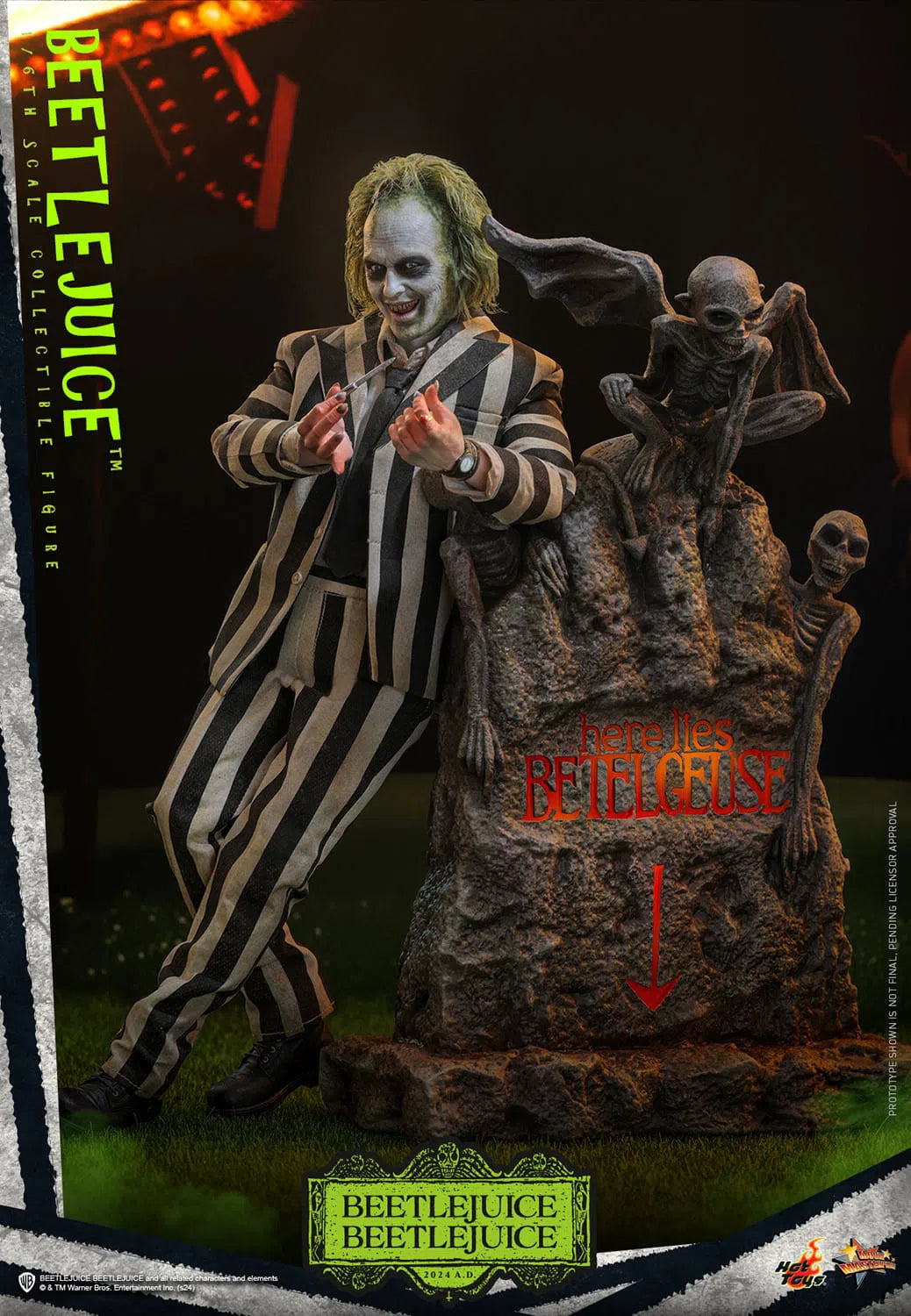 Beetlejuice Beetlejuice: Beetlejuice: Sixth Scale: MMS767 - Hot Toys Action Figure