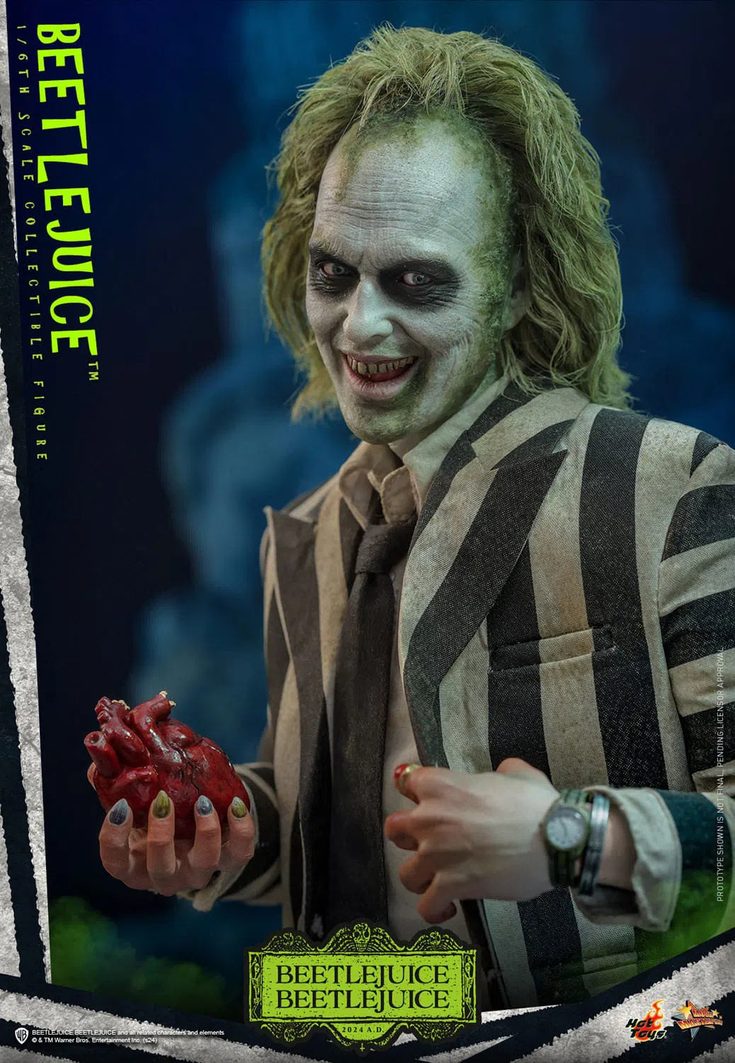 Beetlejuice Beetlejuice: Beetlejuice: Sixth Scale: MMS767 - Hot Toys Action Figure