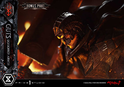 Berserk: Guts Berserker Armor (Grunbeld vs Guts Deluxe Bonus Ver.): Ultimate Premium Masterline Limited Edition 1/4 Scale Statue - Prime 1 Studio Statues