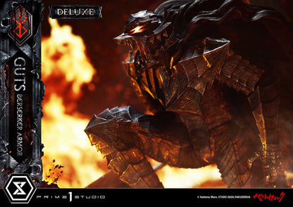 Berserk: Guts Berserker Armor (Grunbeld vs Guts Deluxe Bonus Ver.): Ultimate Premium Masterline Limited Edition 1/4 Scale Statue - Prime 1 Studio Statues