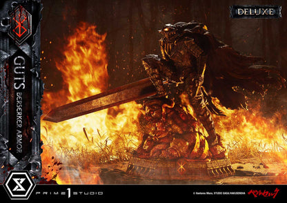Berserk: Guts Berserker Armor (Grunbeld vs Guts Deluxe Bonus Ver.): Ultimate Premium Masterline Limited Edition 1/4 Scale Statue - Prime 1 Studio Statues