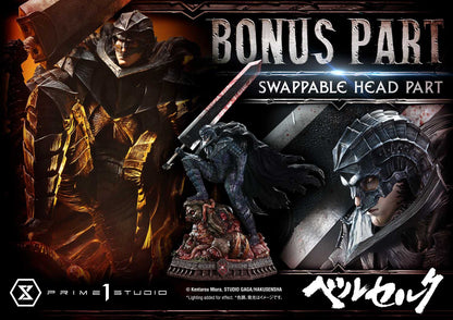 Berserk: Guts Berserker Armor (Grunbeld vs Guts Deluxe Bonus Ver.): Ultimate Premium Masterline Limited Edition 1/4 Scale Statue - Prime 1 Studio Statues