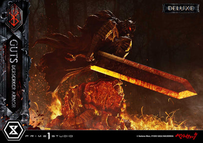 Berserk: Guts Berserker Armor (Grunbeld vs Guts Deluxe Bonus Ver.): Ultimate Premium Masterline Limited Edition 1/4 Scale Statue - Prime 1 Studio Statues