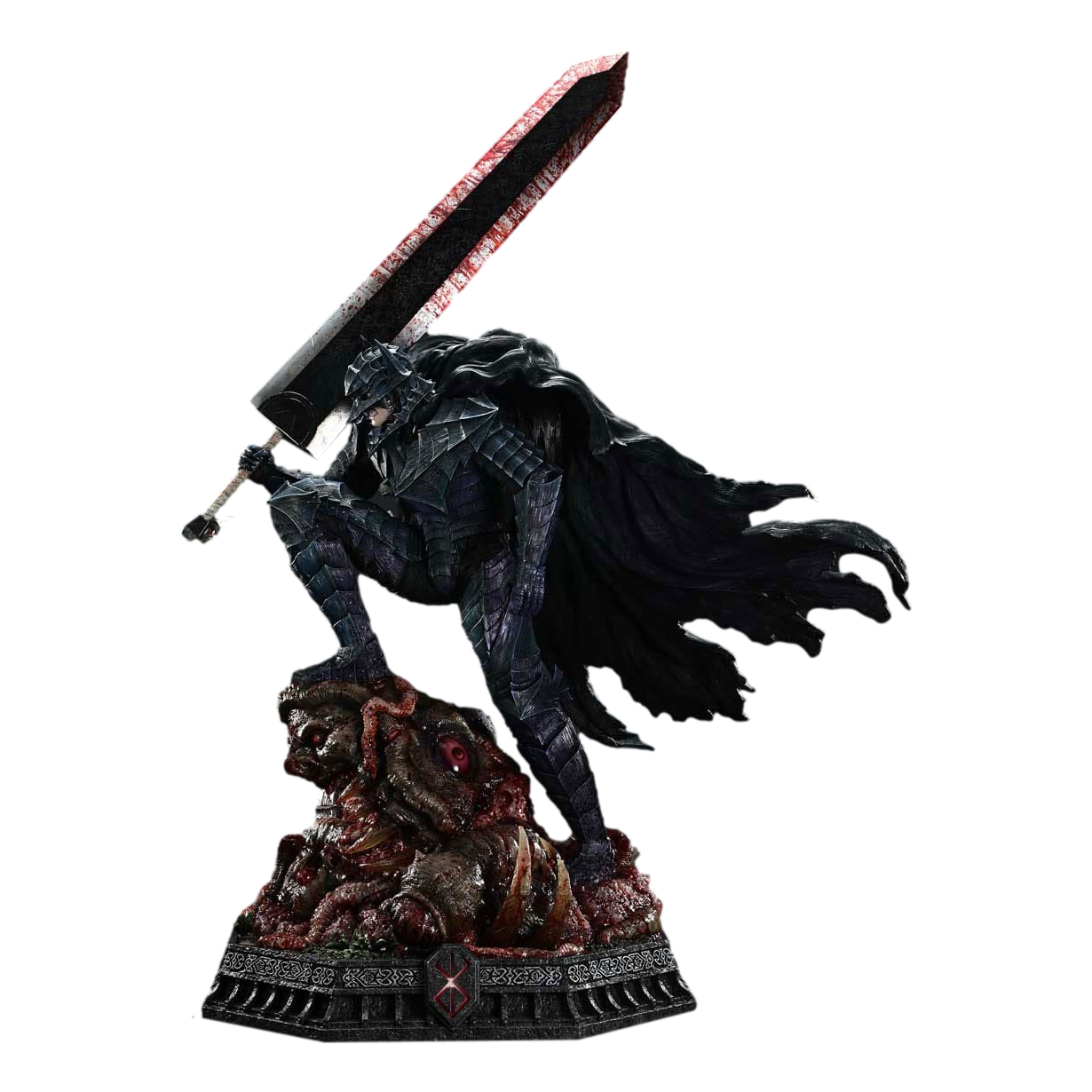 Berserk: Guts Berserker Armor (Grunbeld vs Guts Deluxe Bonus Ver.): Ultimate Premium Masterline Limited Edition 1/4 Scale Statue - Prime 1 Studio Statues